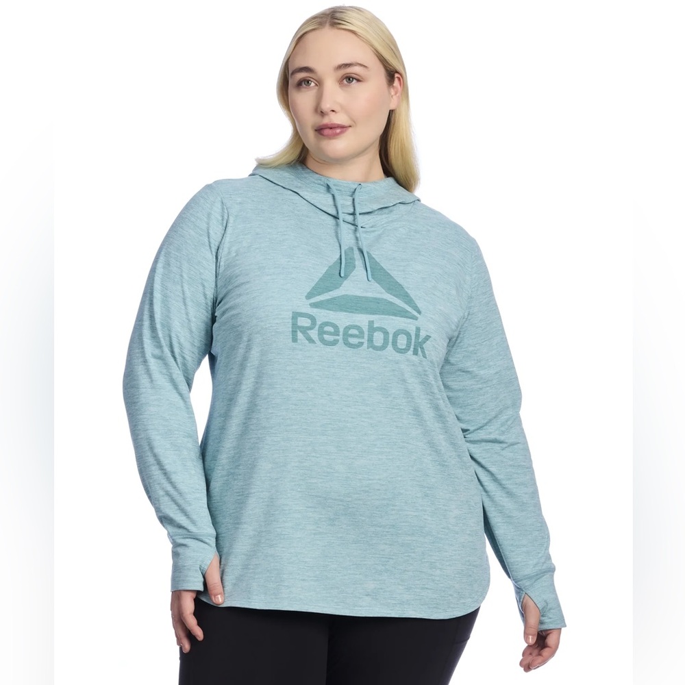 ⭐️ Reebok Mint Green Pullover Hoodie Size‎ XL